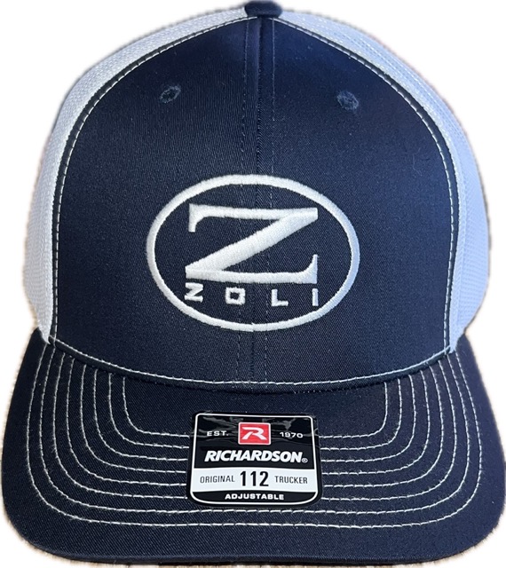 Zoli Embroidered Snap Back Hat (Navy)