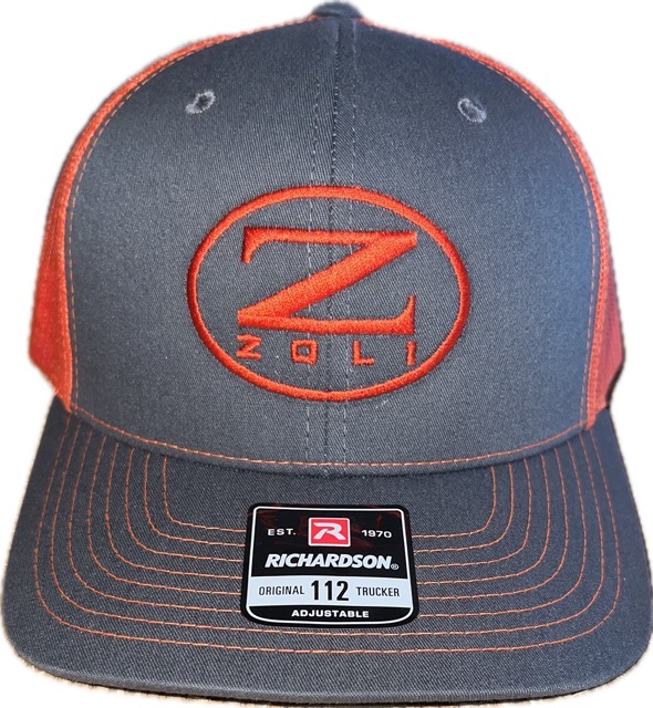 Zoli Embroidered Snap Back Hat (Orange)