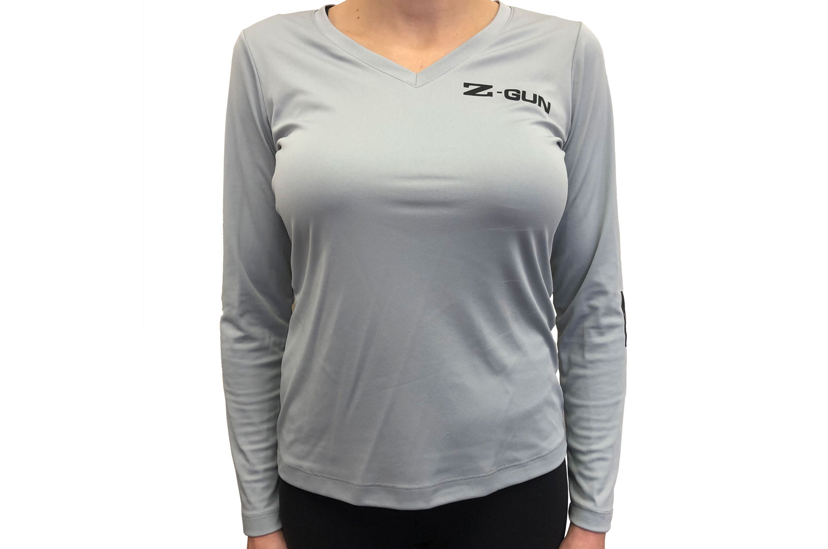 Zoli Z-GUN Long Sleeve Womens Sport Shirt ( Silver )