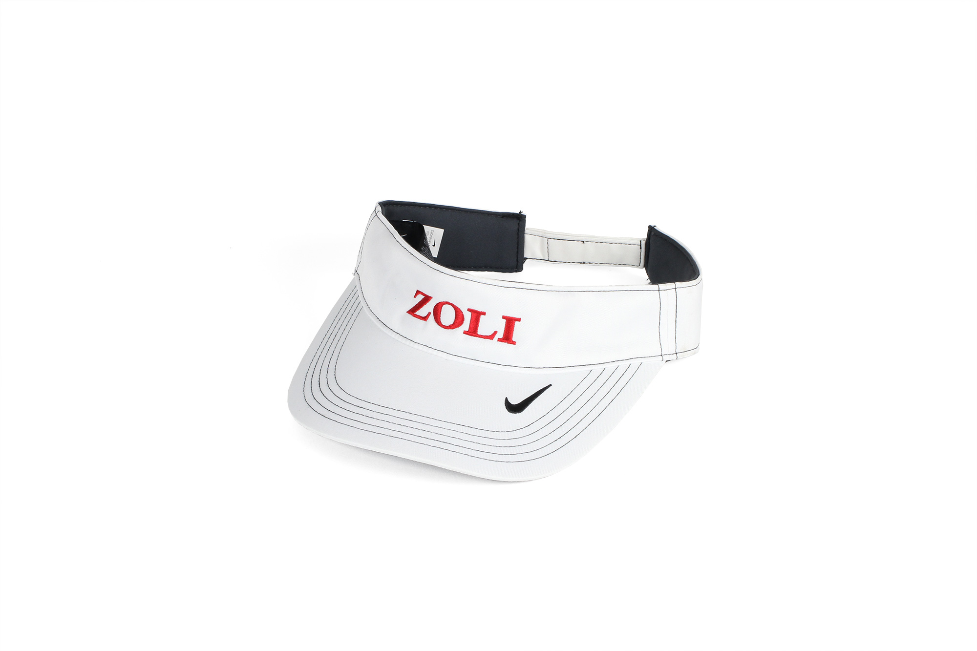 ZOLI Nike Dry Fit Embroidered Visor ( White )