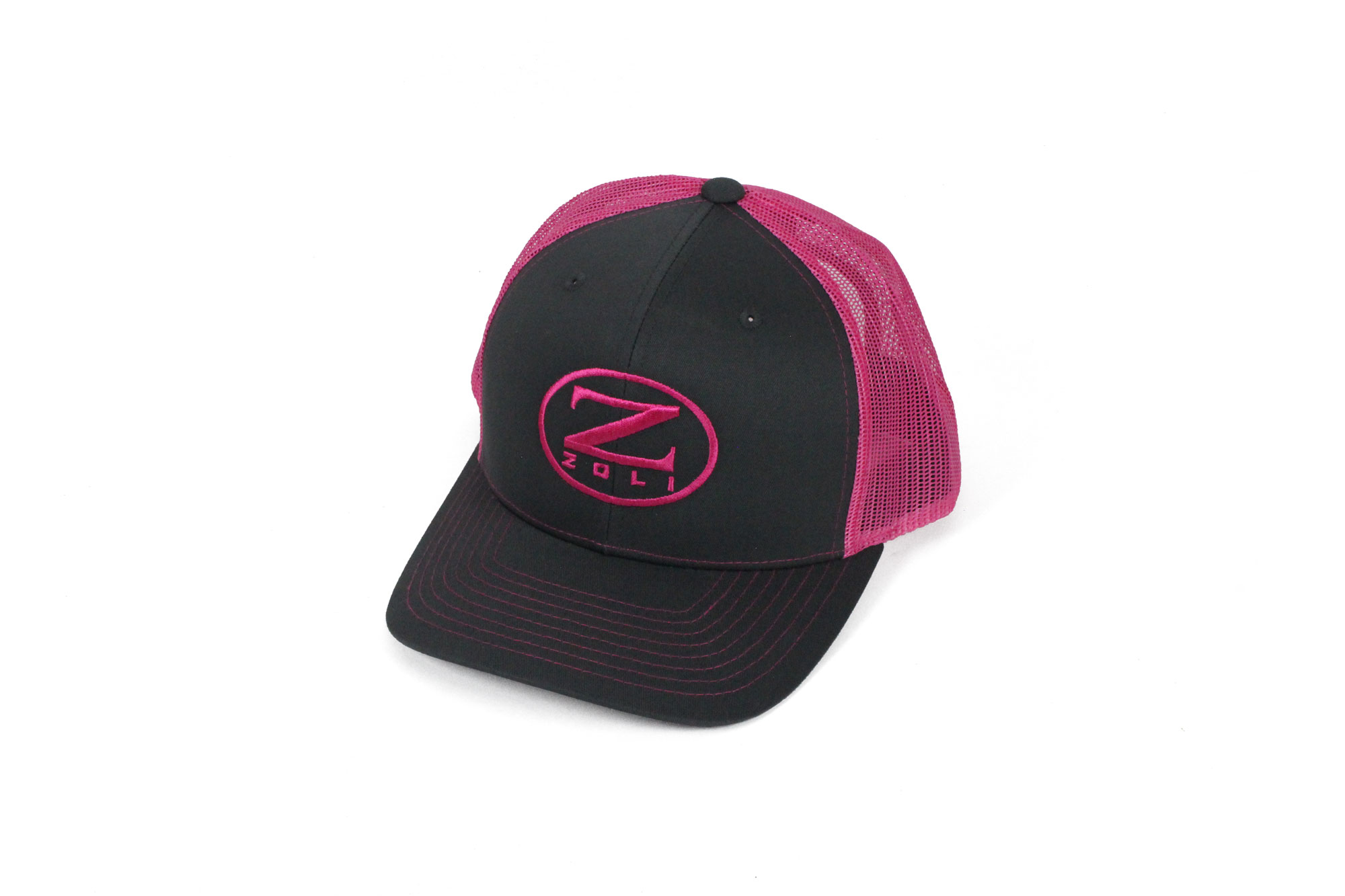 Zoli Embroidered Snap Back Hat (Pink)